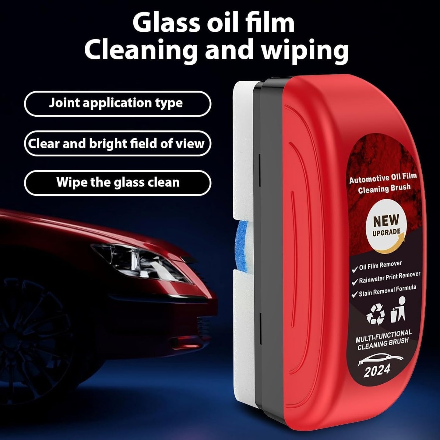 Ibeek Premium Automotive Oil Film Cleaning Brush